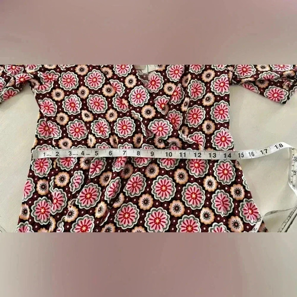 Boden Women’s Jersey Faux Wrap Dress 60’s Floral Print NWT SZ 10 - Picture 8 of 10